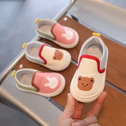 Baby Child Cartoon Sneakers Spring Autumn Leisure Kids Comfort Sneakers Boy girl Soft Canvas Shoes Toddlers 0 1 2 3 4 5 6 Year