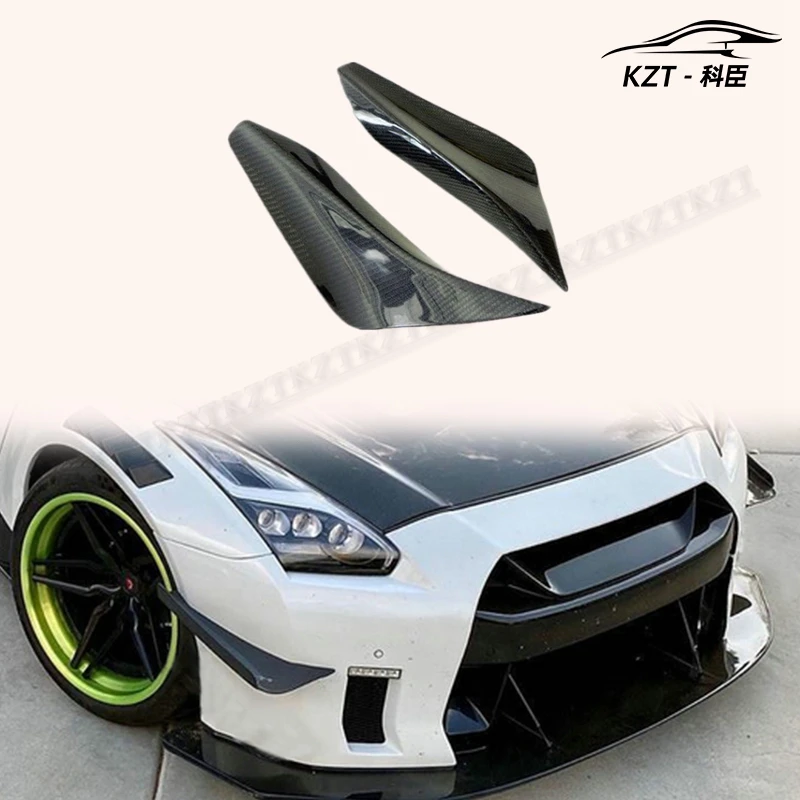 

For Nissan High Quality Carbon Fiber 08-12 R35 GTR Front Bumper Canard OEM Front Bumper