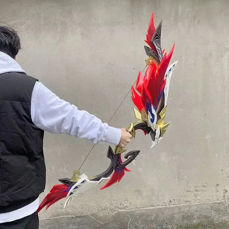 

Astral Vulture's Crimson Plumage 47.2'' Bow Genshin Impact Chasca Cosplay Prop Costume Accessory for Christmas Party