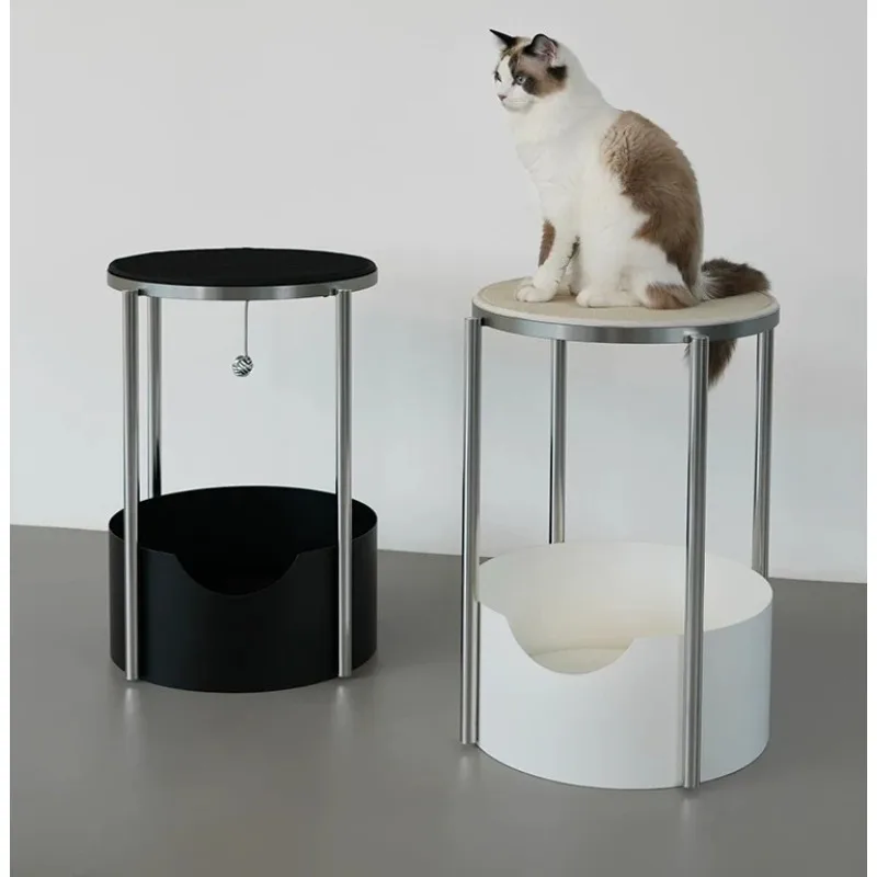 

Simple design of the side table and pet sharing the side table simple metal