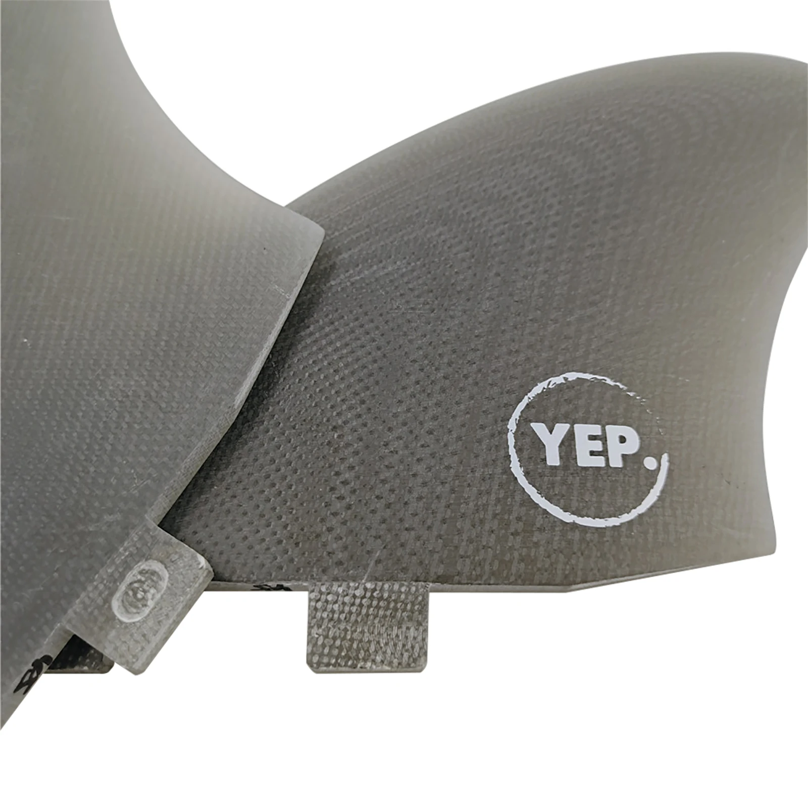 

UPSURF FCS K2 Twin Keel Surfboard Fins 2 Pcs/set High Fiberglass Performance Fins for Surfing , Gray/Blue Durable Fins,