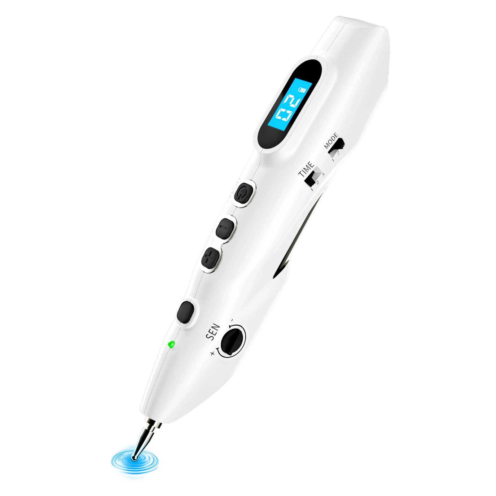 

Electronic Meridian Detection Acupuncture Pen 9 Intensities Massage Pen Health Care Therapy Physiotherapy Body Massager