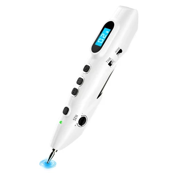 Electronic meridian detection acupuncture pen 9 intensities massage pen health therapy physiotherapy body massager