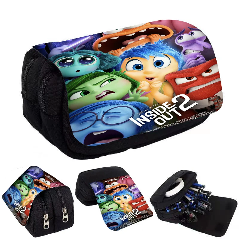 Disney Inside Out astuccio per matite Kawaii Cartoon astucci per matite cancelleria per bambini astuccio per penne per studenti stampato astuccio