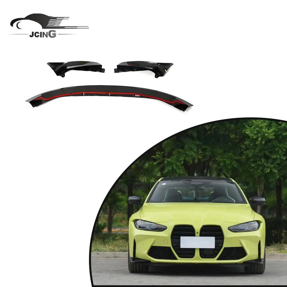 

Factory Carbon Fiber Front Bumper Lip for BMW 4 Series G80 M3 G82 M4 Coupe 2-Door 2021-2022