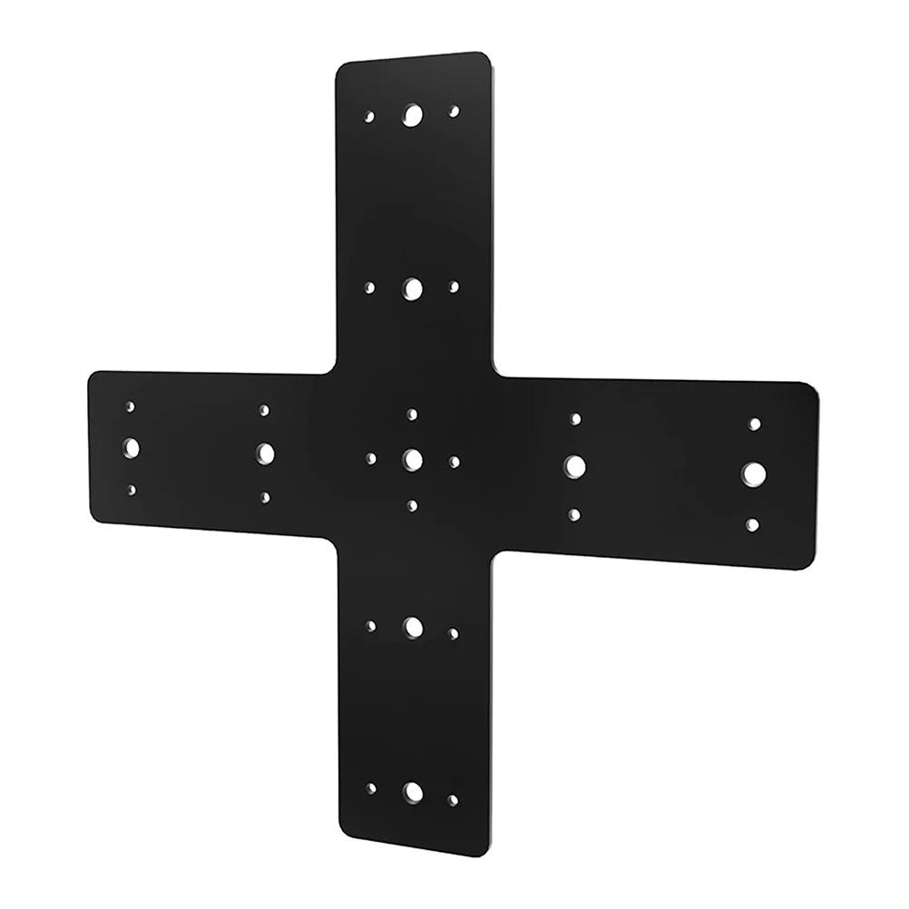 

Metal Mending Plate Heavy Duty Cross Shape Reinforcement Trusses Durable Wall Bracket Easy Install Home Pergola Connector