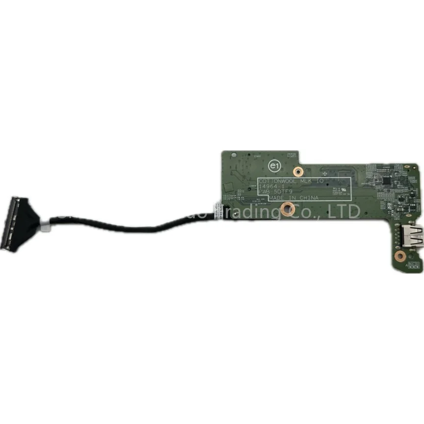 Lector de tarjetas USB/SD para ordenador portátil DELL Inspiron, placa de algodón de lana MLK IO 7000, PWB:5DTF9, CN-0GMTD5, 7353, 7359, 14964