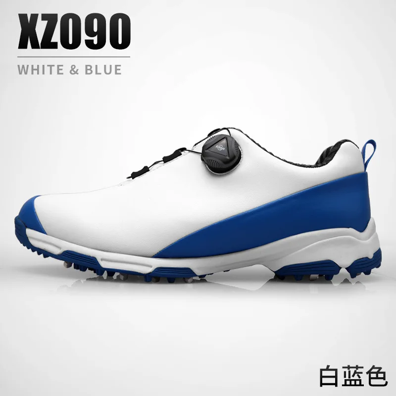 PGM Golf Shoes Men's Breathable Waterproof Anti-slip Rotating Shoe Buckle Shoelace Lightweight Casual Sports Shoes XZ090