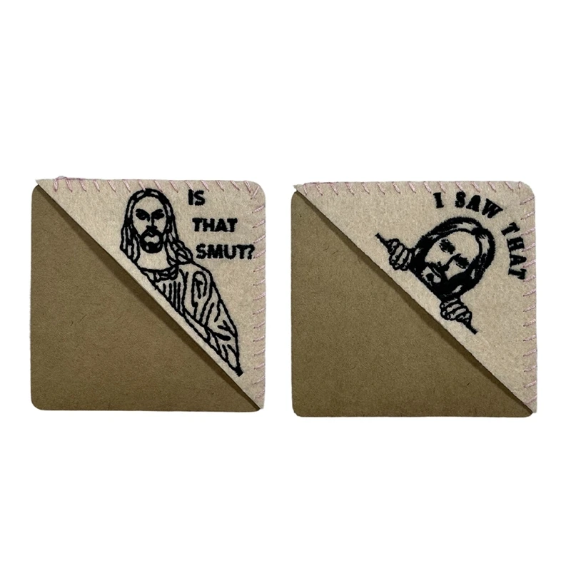 

2 шт., вышитая треугольная книга с Иисусом