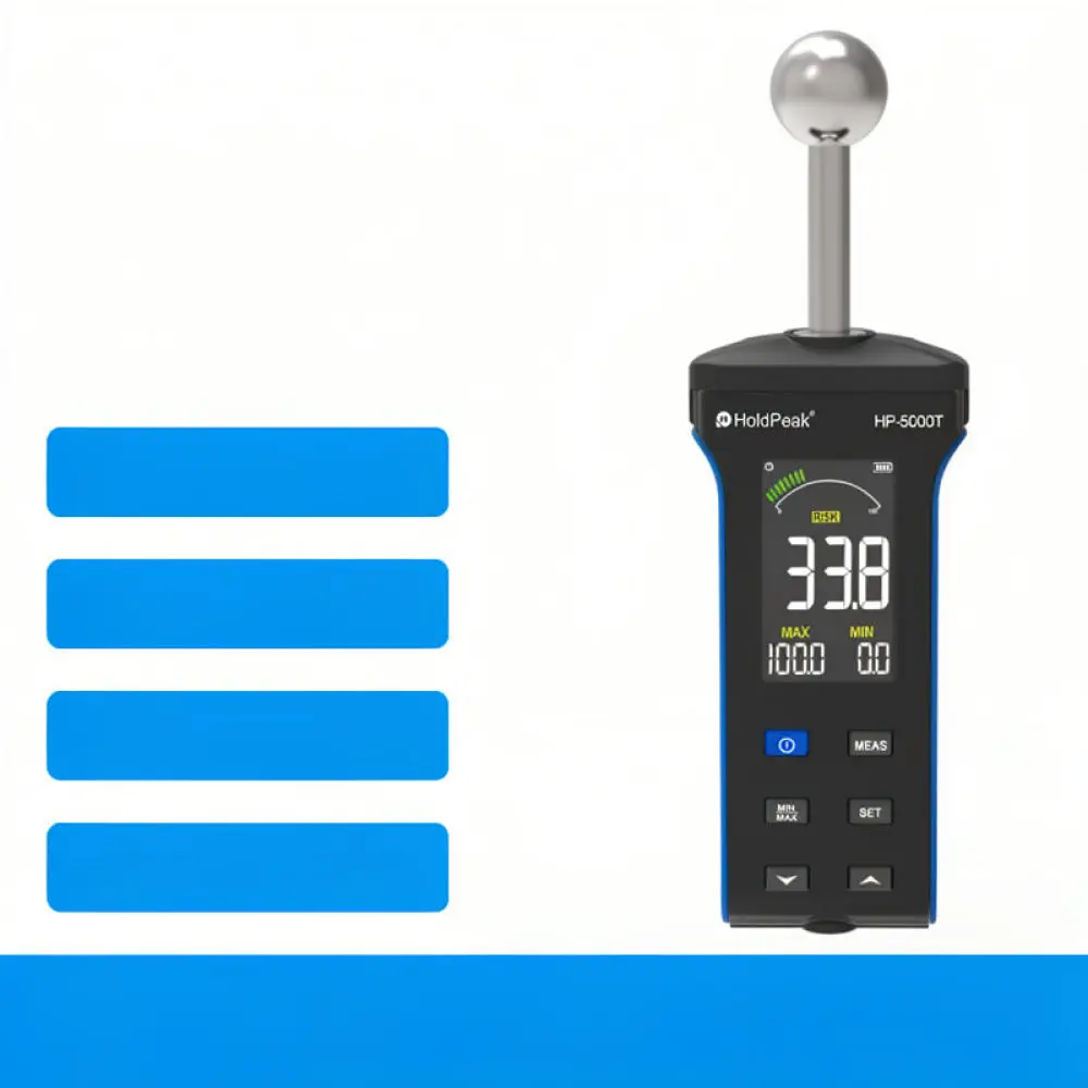 Inductive Timber Moisture Detector For For HoldPeak HP 5000T Digital Brick Wall Humidity Measuring Device