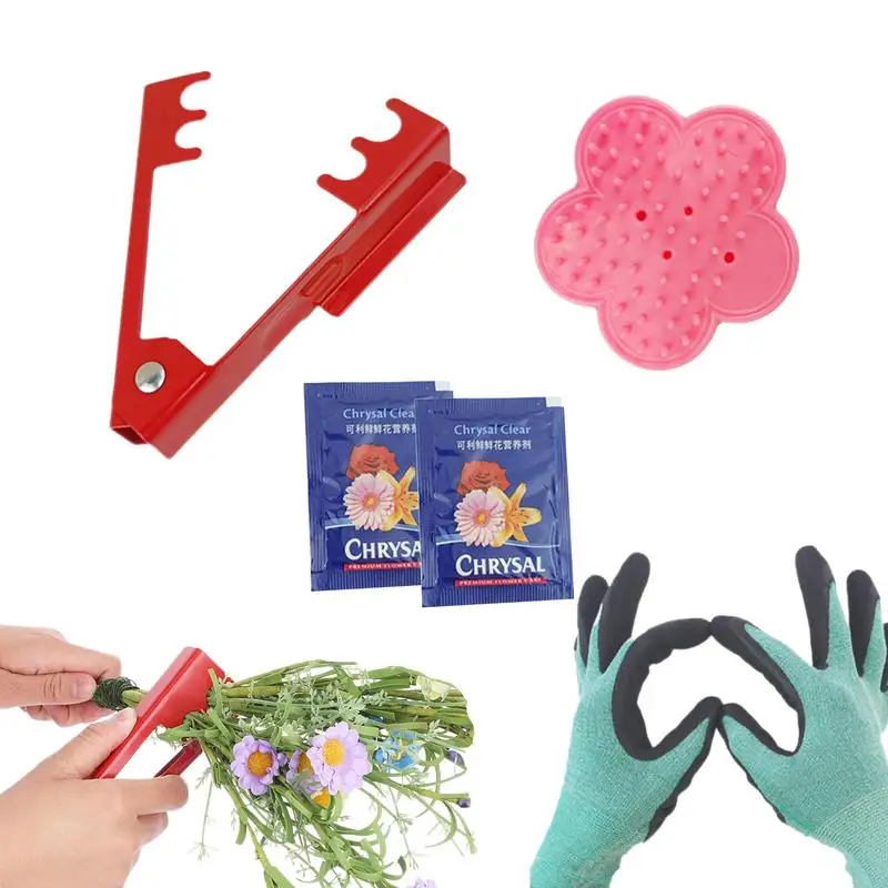 Thorn Cleaner For Roses Professional Stem Thorn Leaf Stripping Garden Tool Sets With Garden Gloves Floral Arrangement Tool