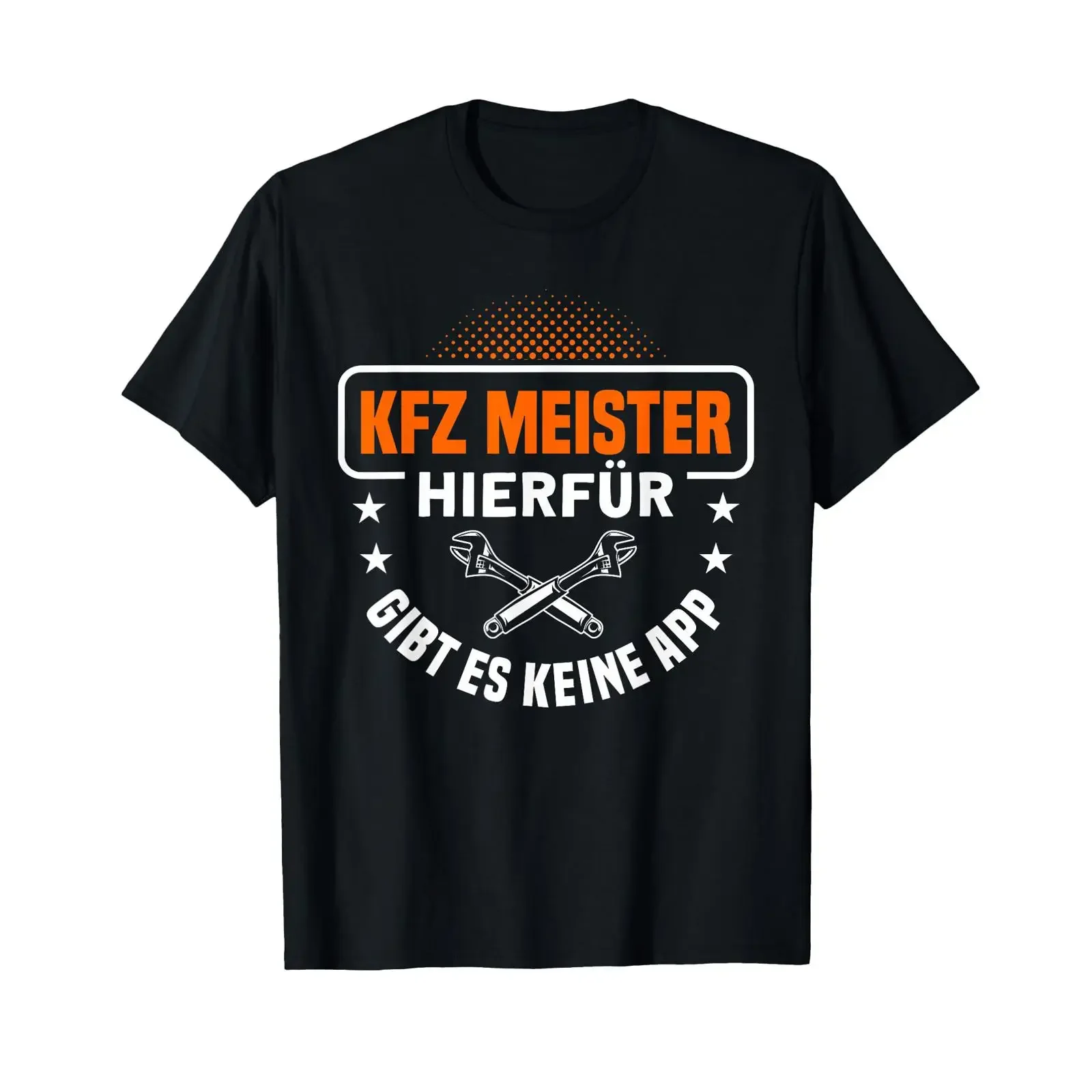 T Shirt with German Text quot KFZ Meister Hierfür Gibt Es Keine App Language vintage Washed Versatile graphic fashion Unisex