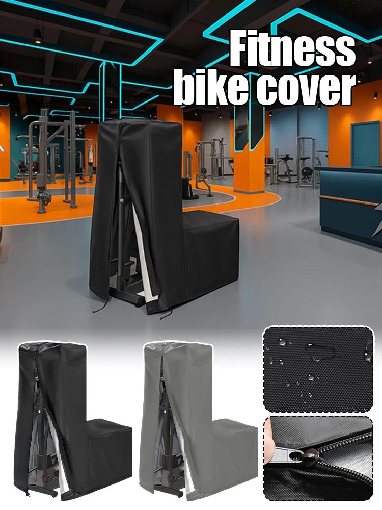 3 Sizes Outdoor Oxford Cloth Fitness Bike Cover Elliptical Fitness Equipments Dust-proof And Waterproof Cover