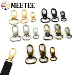 5/10/20Pcs Metal Swivel Lobster Clasp Carabiner 13/20/25mm Keychain Clip Trigger Snap Hook Belt Bag Strap Leather Accessories