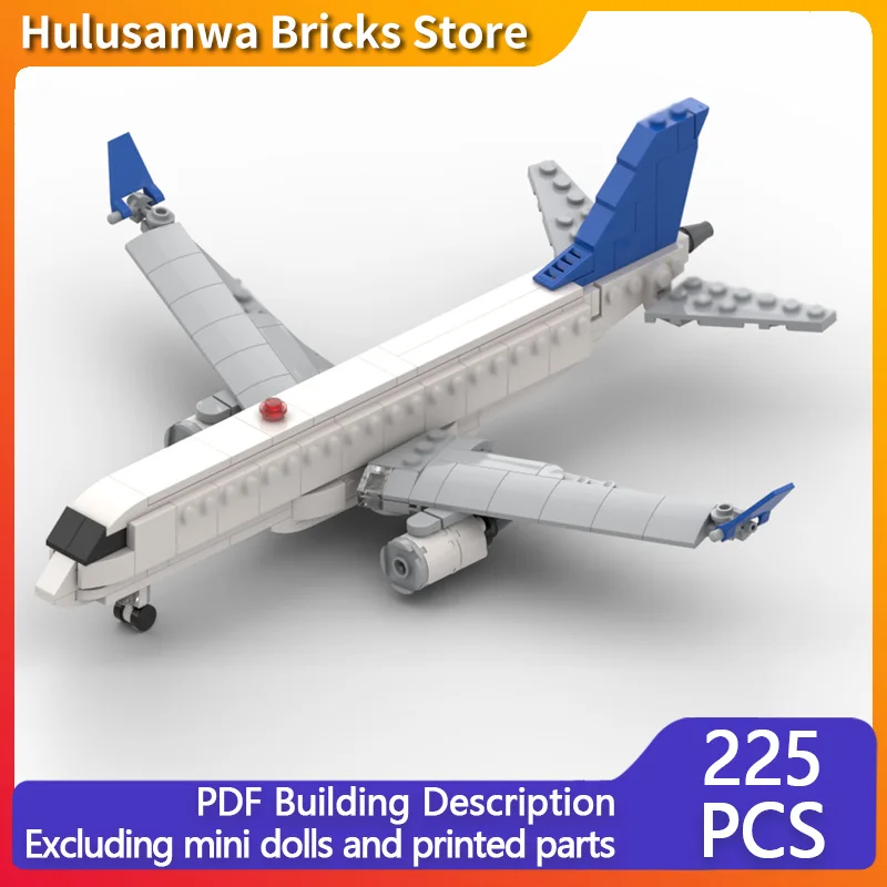 

ERJ175 Модель гражданского авиалайнера MOC Строительные кирпичи Военное оборудование Модульная технология Подарки Праздничная сборка Детские игрушки Костюм
