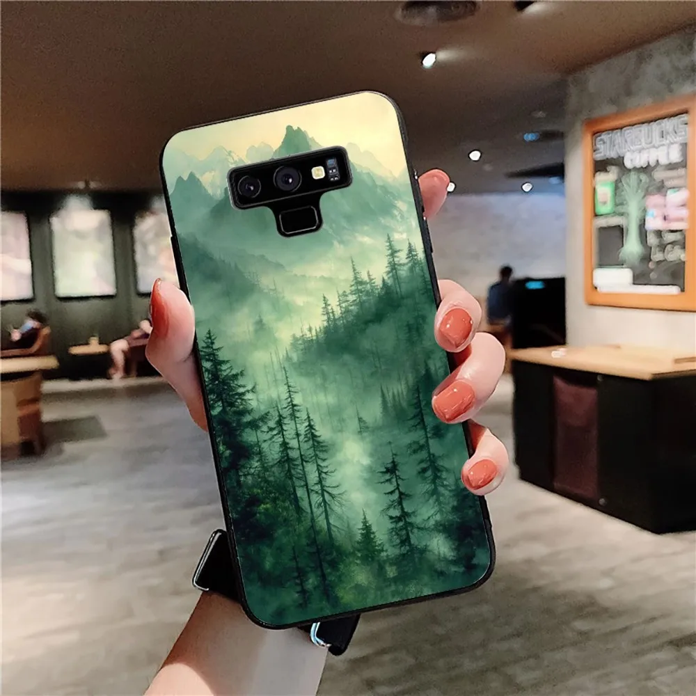 Mountain Forest Phone Case For Samsung Note 8 9 10 20 Pro Plus Lite M 10 11 20 30 21 31 51 A 21 22 42 02 03