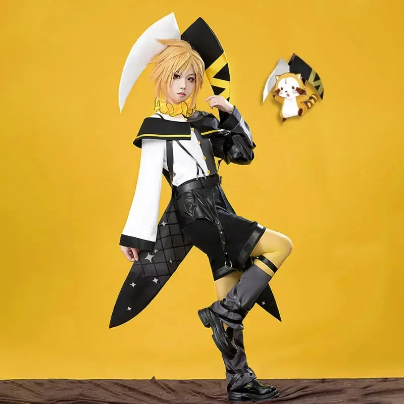 أزياء راسكال كولاب الراكون رين لين التأثيرية بدلة حفلات تنكرية للهالوين أزياء كرنفال ملابس أنيمي مصنوعة حسب الطلب