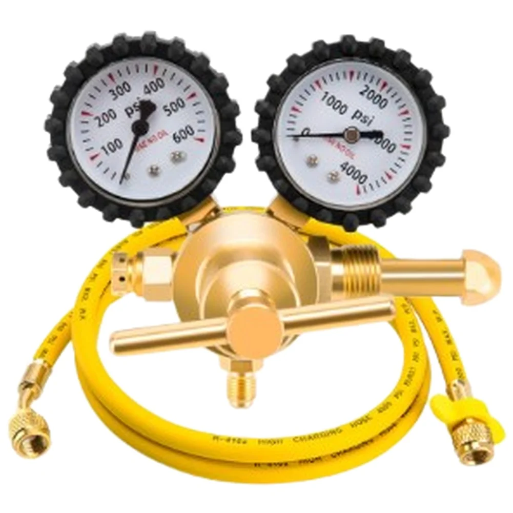 

Надежный латунный азотовый регулятор с резьбой G58 и CGA580, 2-метровый шланг, подходящий для применения под высоким давлением