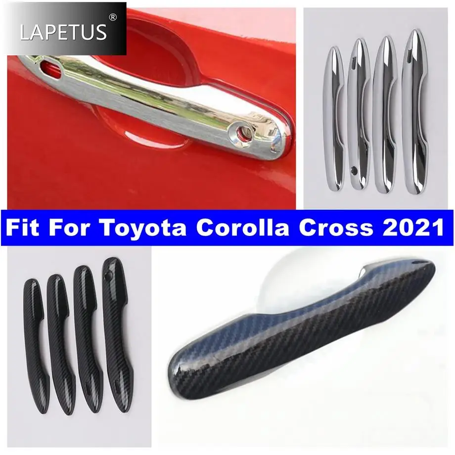 

ABS Auto Outside Door Pull Doorknob Handle Decor Cap Cover Trim For Toyota Corolla Cross 2021 - 2024 Exterior Refit Accessories