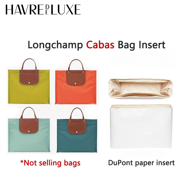 

Сумка-органайзер, вставка для портфеля Longchamp Cabas DuPont, бумажный пакет, поддержка сумки для хранения, аксессуары