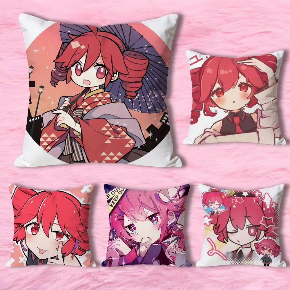 

K-Kasane Cute T-Teto Various Sizes Square Pillow Case For Car Home Bedchamber Decor Custom Valentine gift