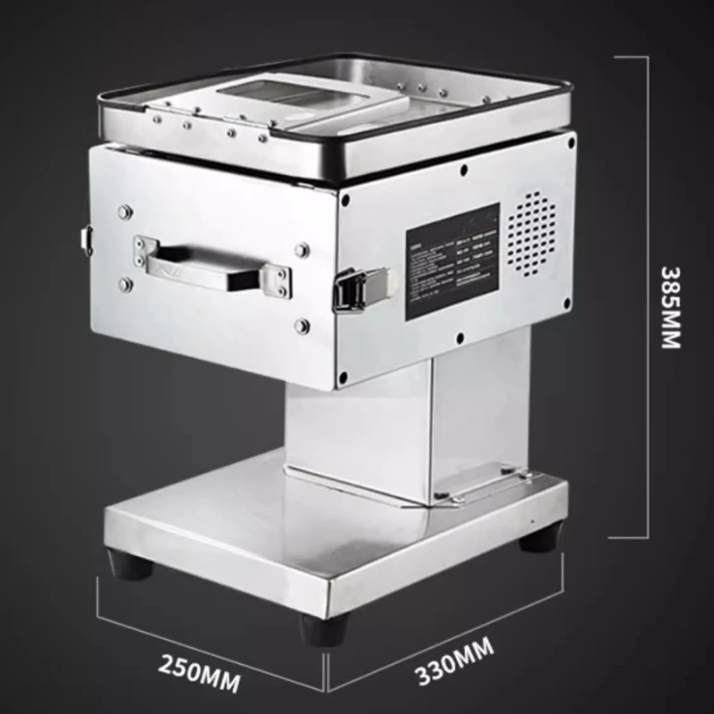 Meat Slicer Commercial Automatic Meat Cutter New Pork Ear Slicing Machine Small Domestic Meat Cutting Machine