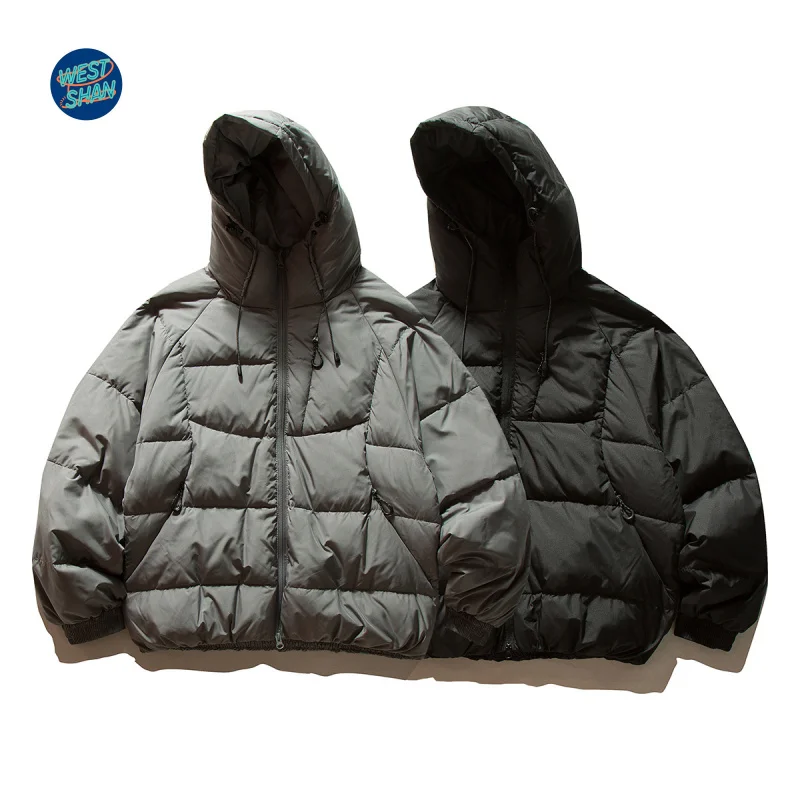 

WESTSHAN Premium Quality EU US Size Luxury Active Outdoor Street Wear Winter Thick Warm Hoodie Bomber Jacket