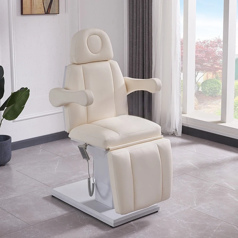 

Electric beauty bed multi function, massage stainless steel lift bed