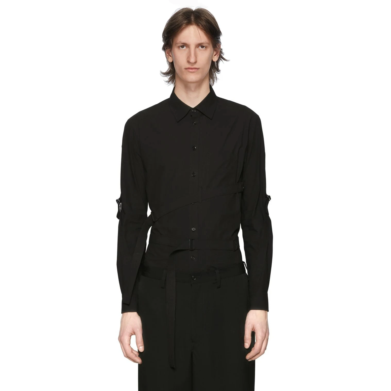 S-6XL 2026 Nova Fantasia Unissex Masculina e Feminina Camisa de Manga Longa com Alça Tamanhos Grandes