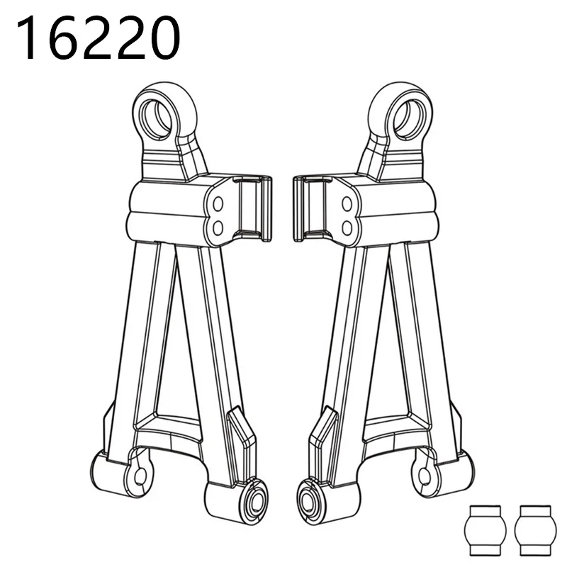 MJX Hyper Go H16H 16208 16209 16210 Modifiziertes Zubehör Differential Stoßdämpfer Reifen Stoßstange Getriebe 1/16 RC Auto Ersatzteile