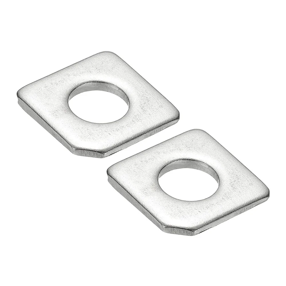 5/10 Stück quadratische Kegelscheiben M6 M8 M10 304 Edelstahl quadratische abgeschrägte Unterlegscheibe Metalldichtung für Schrauben Bolzen verhindern das Lösen