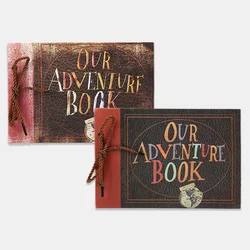 Bview Art OUR Adventure Album diy vintage scrapbook lanyard loose-leaf photobook albums