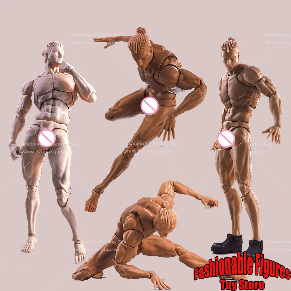 IN STOCK Romankey X COWL 1/12 Men Soldier Body Super Flexible Sport Muscle Articulated Joint Model 6Inch Action Figure Dolls