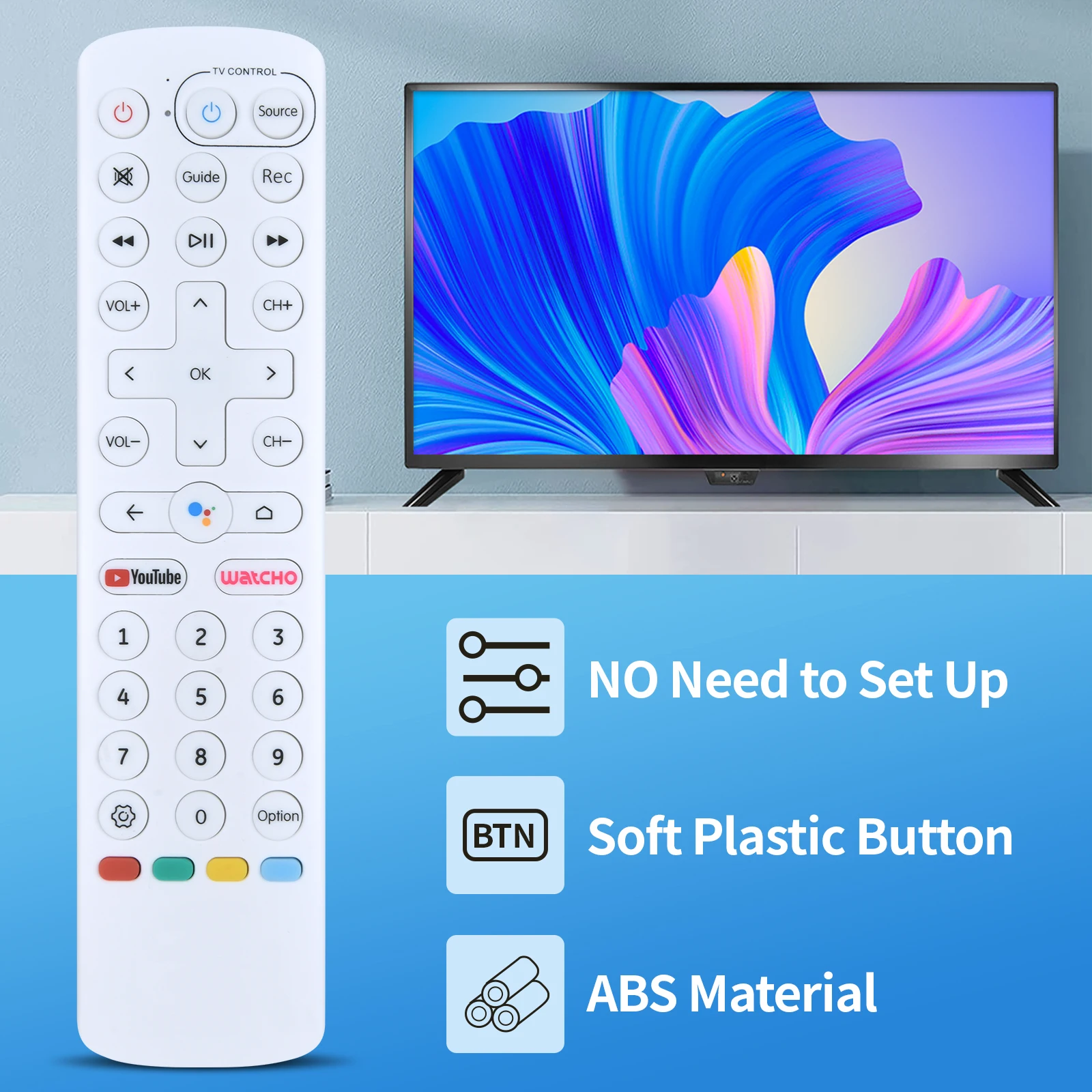 جهاز تحكم عن بعد جديد لجهاز d2h Stream Android HD Set Top Box مع صوت