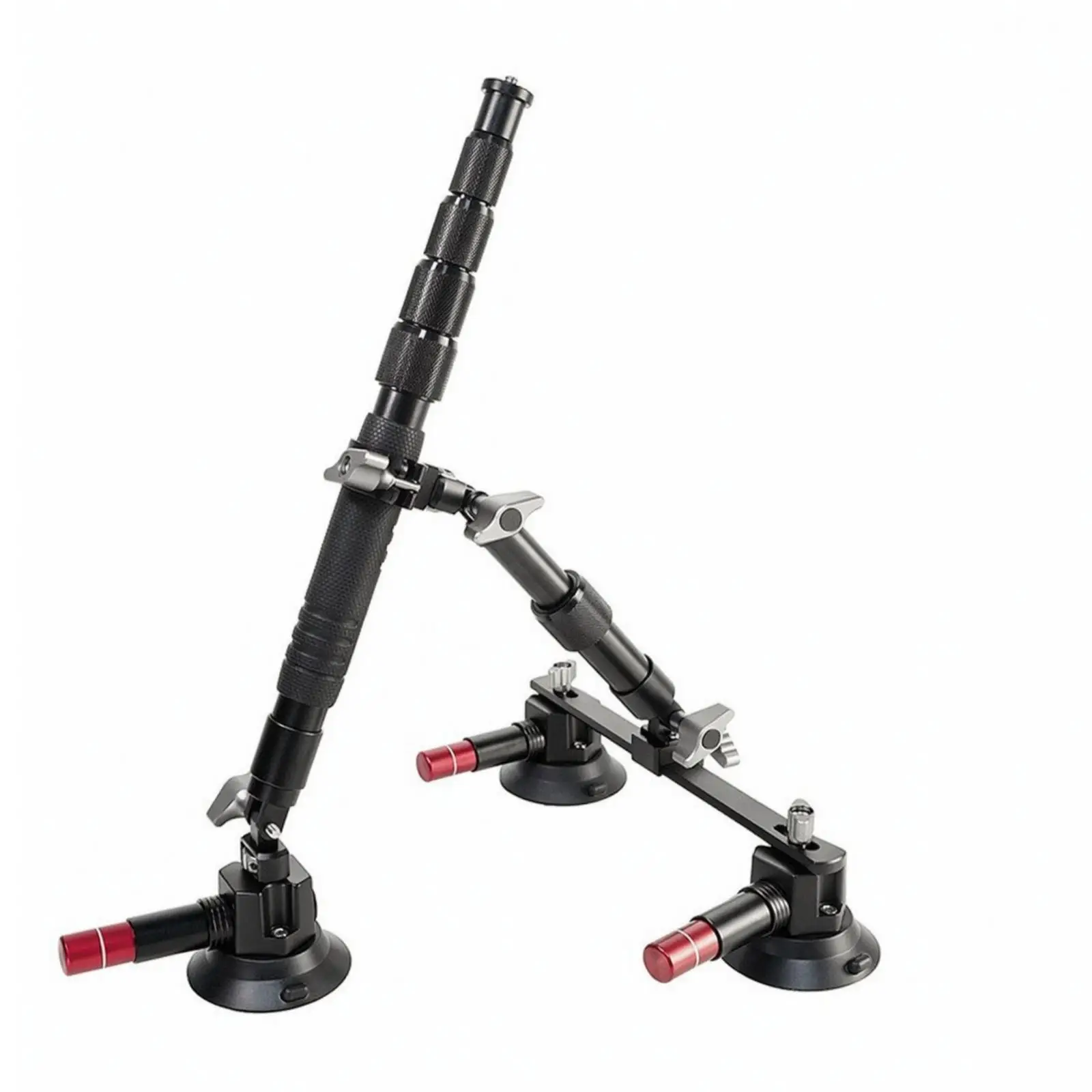 Rotatable Suction Camera Mount for Vehicle with Extendable Bracket for Mobile Filming and Travel Recording
