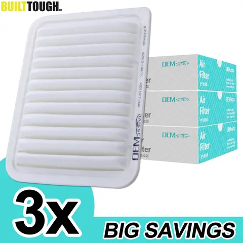 3pcs 17801-YZZ05 17801-0T020 Car Engine Air Filter For Toyota Auris E150 E180 Avensis T270 Verso Vios Yaris Sedan XP90