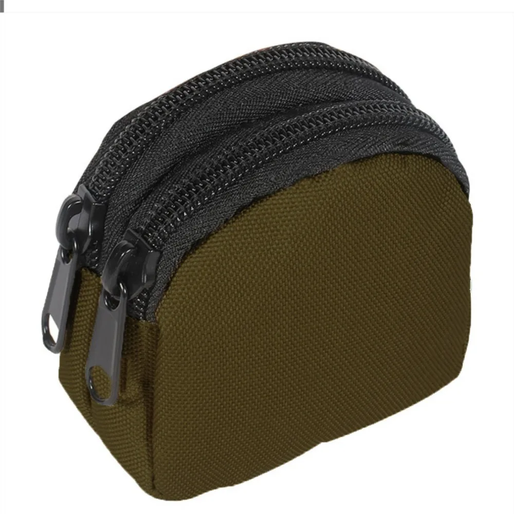 

Сумка для ключей, нейлоновая поясная сумка, прочная портативная сумка для хранения на открытом воздухе, мини-кошелек для монет, пеший туризм