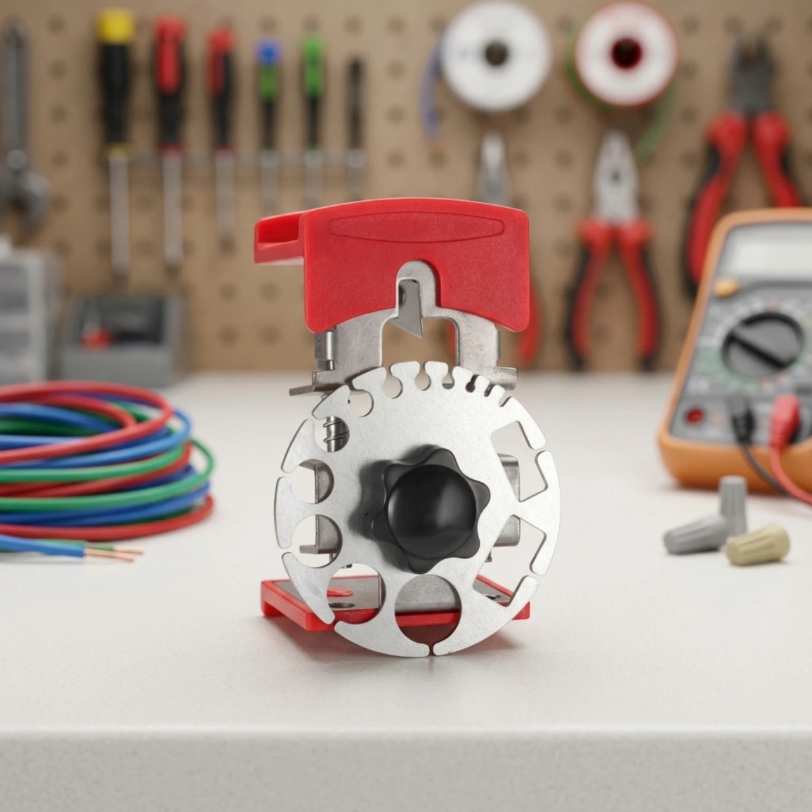 Manual Wire Stripper Compact Handheld Wire Stripper for Electricians, Electrical Repair, Workshop