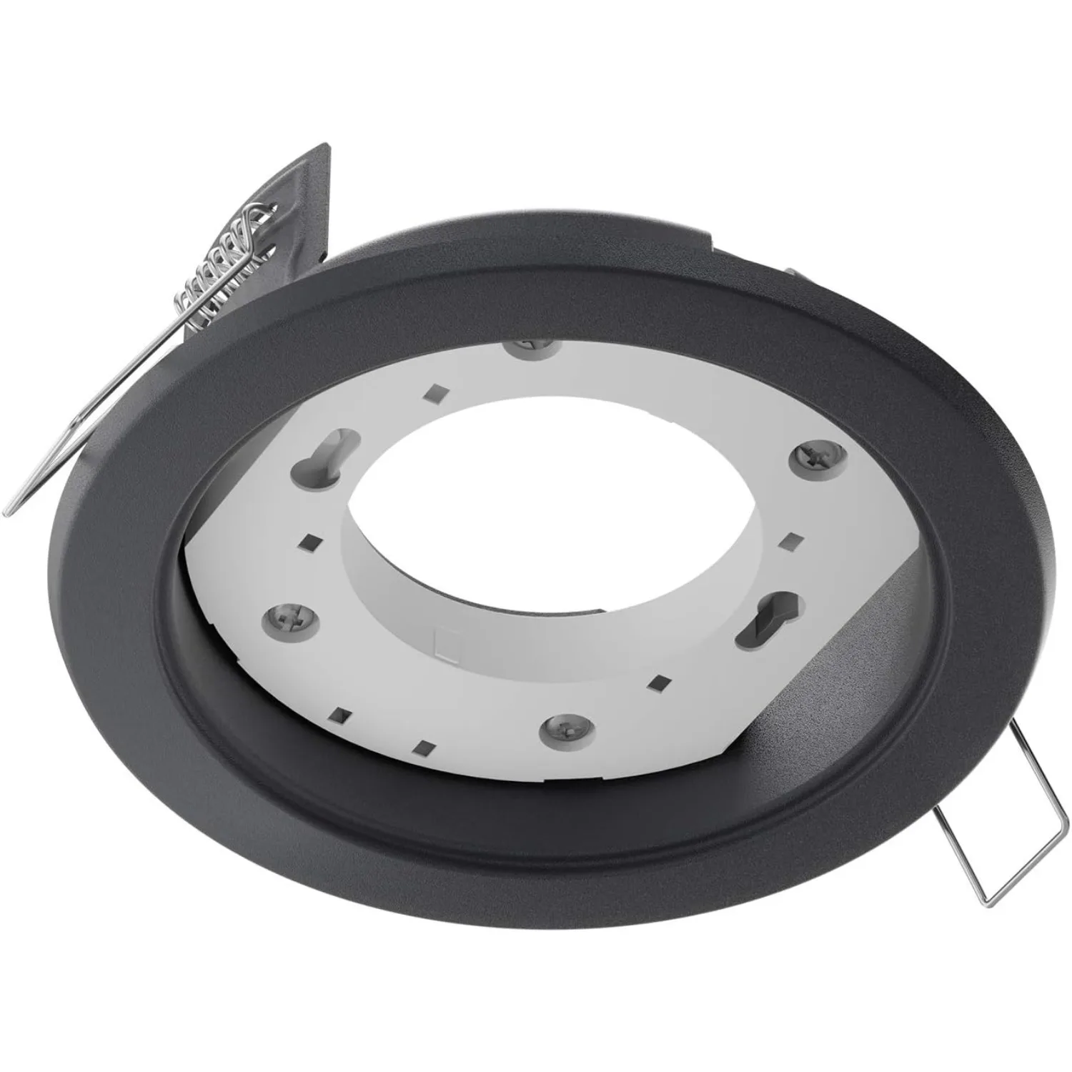 JOYINLED Black Pack of 1/2/4/6/8/10pc GX53 Recessed Ceiling Light Round 105 Mm Diameter Light Source Bracket Lamp Holder Socket