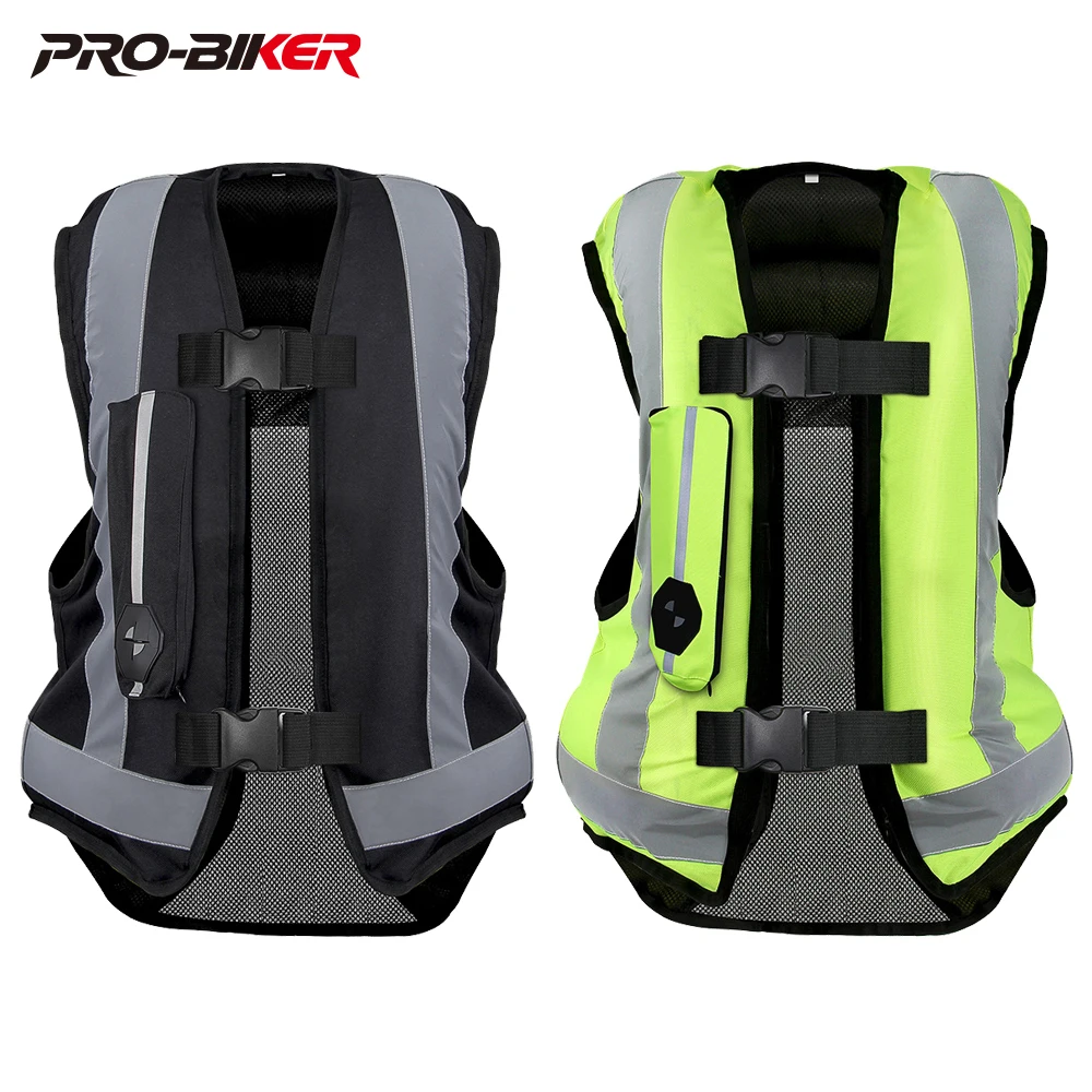 Motorcycle Airbag Vest Anti-Fall Motocross Riding Protectors Motorbike Airbag Vest Night Reflective Motorcycle Jacket Clothing