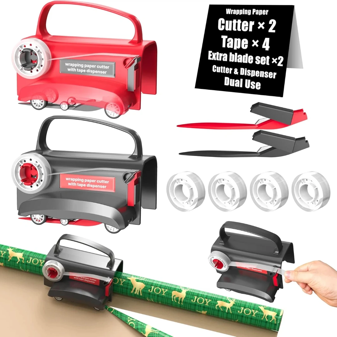 wrapping-paper-cutter-tape-dispenser-dual-use-wrap-cutter-tool-paper-roll-holder-tube-sliding-easy-cut-straight-sliding-tool