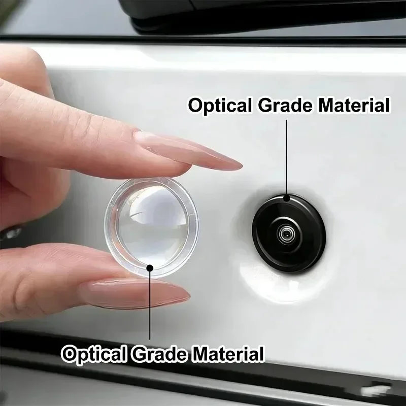 2/4PCS Car Camera Lens Protector 360 Reverse Camera Lens Guards Protective Cover Scratch-Resistant Pc Protective Cover Kits
