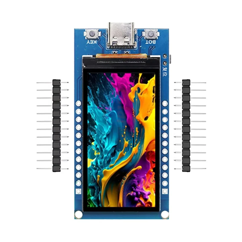 

Плата разработки ESP32-S3 с 1,9-дюймовым ЖК-дисплеем ST7789, разрешение 170x320, WiFi Bluetooth 5.0-A74P