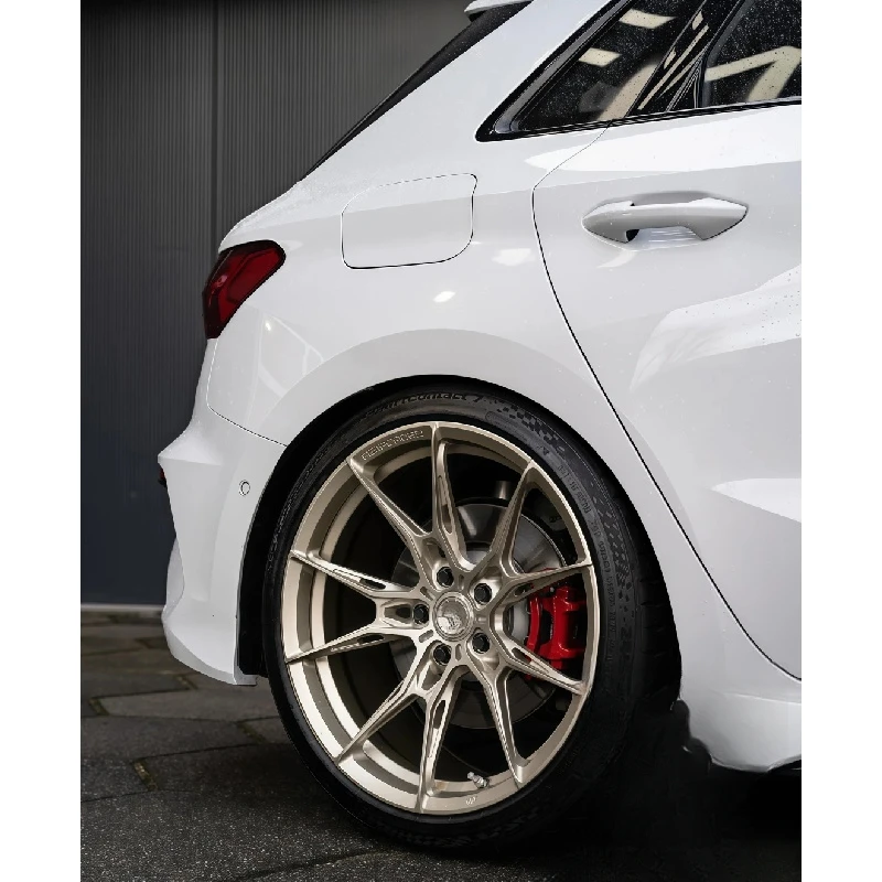 Auto Custom Forged Monoblock Wheels 18 19 20 21 22 Inch 5x112 Deep Concave 6061-T6 Aluminum Gloss Black Machined Face Made to Or