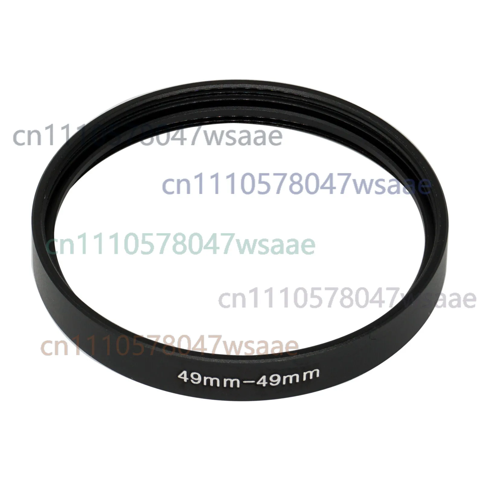49-49 49mm-49mm Female to Female Double Inner Thread Lens Coupling Ring Adapter