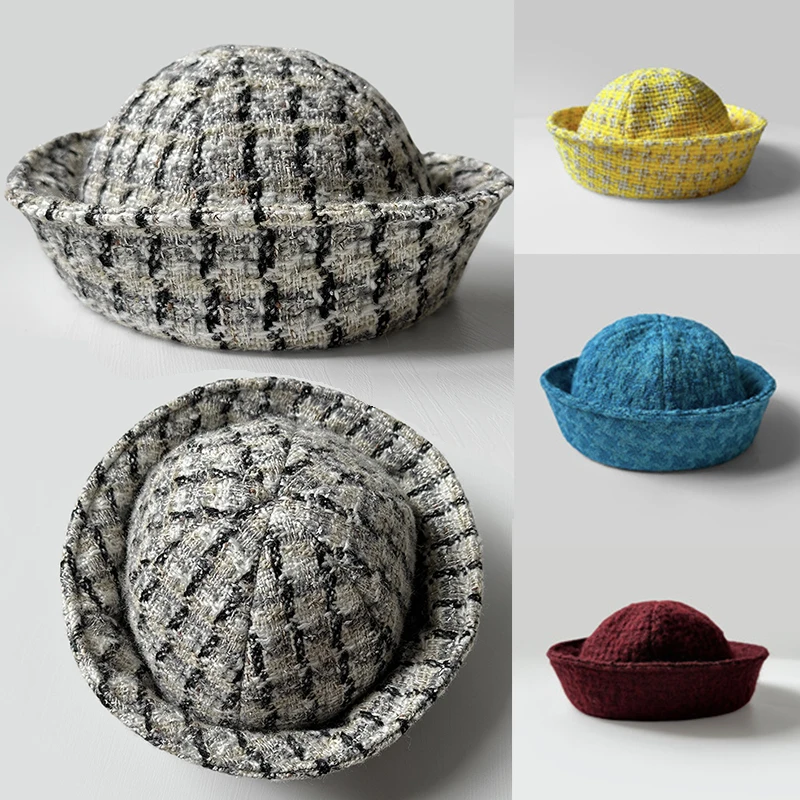 

2025 Fashion Winter Personality Navy Hat Berets Sailor Hats Korea Designer Women's Fashion Party Warm Bucket Hat Nurse's Caps