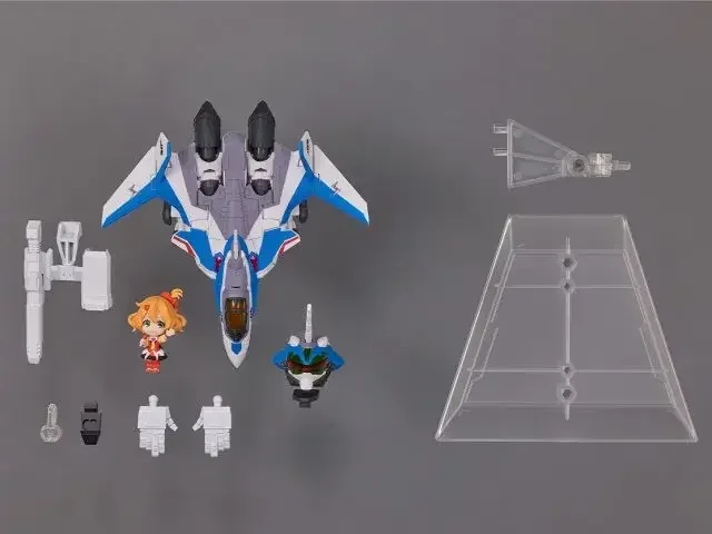 قلعة الأبعاد الفائقة MacrossTS Bandai VF31J Siegfried Freya anglerfish أنيمي الشكل لعبة هدية المنتج الأصلي