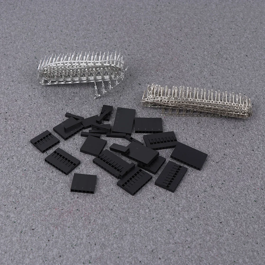 

1Set 2.54mm Pitch Connector Cable Jumper Wire Pin Header Housing Kit Premium Material Durable Practical Pitch Connector