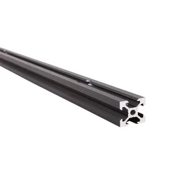 1pcs X Axis Aluminum Profile 2020 V Slot Profle For DIY Ender3/Ender 3 V2 Anodized Linear For CNC 3D Printer Parts Black 345mm