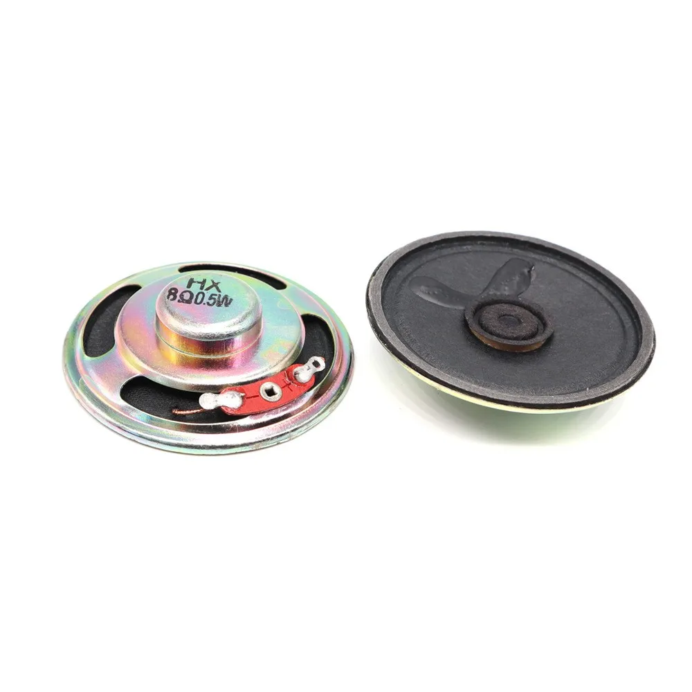 10PCS High decibel 50MM iron shell magnetic paper tray 8 ohms 0.5W speaker